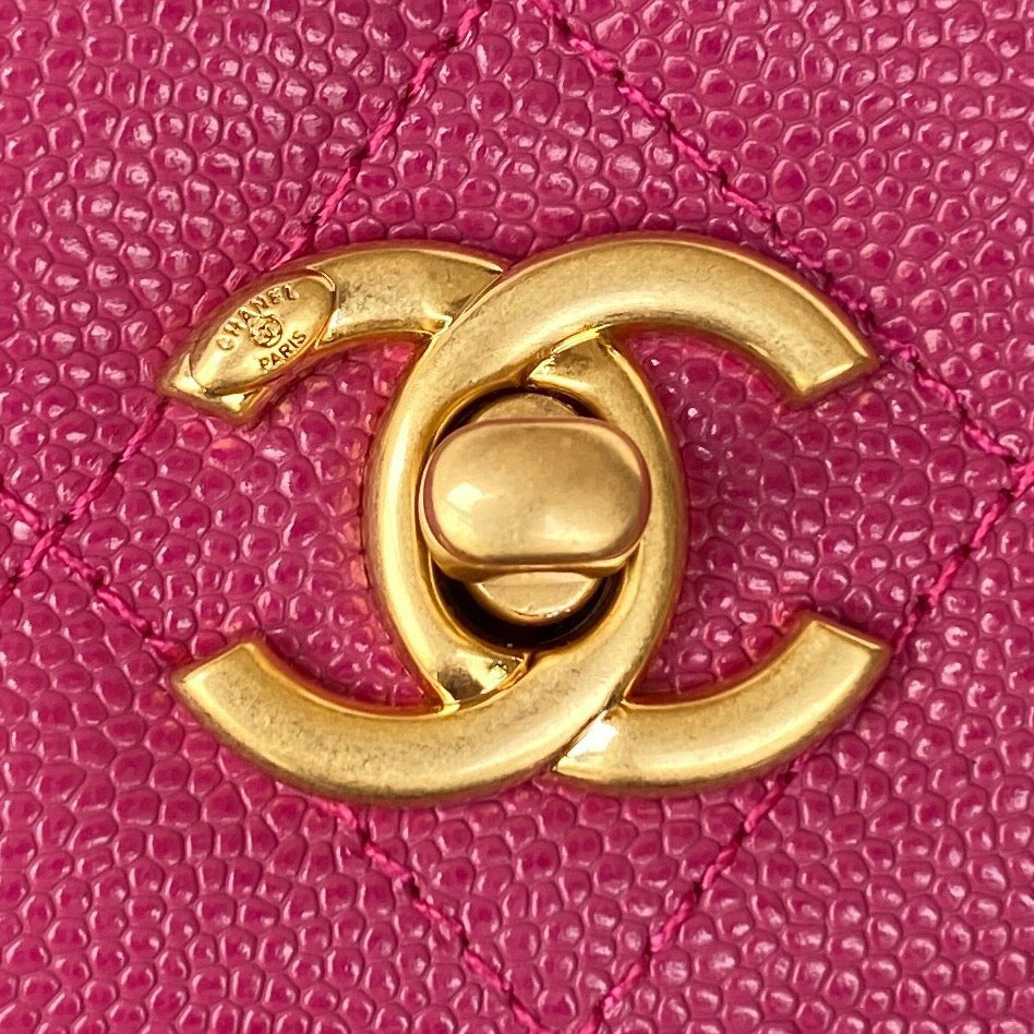 ChanelSmall Flap Bag Gold Hardware Plum For Women, Women’s Handbags, Shoulder Bags 7.5in/19cm AP2840