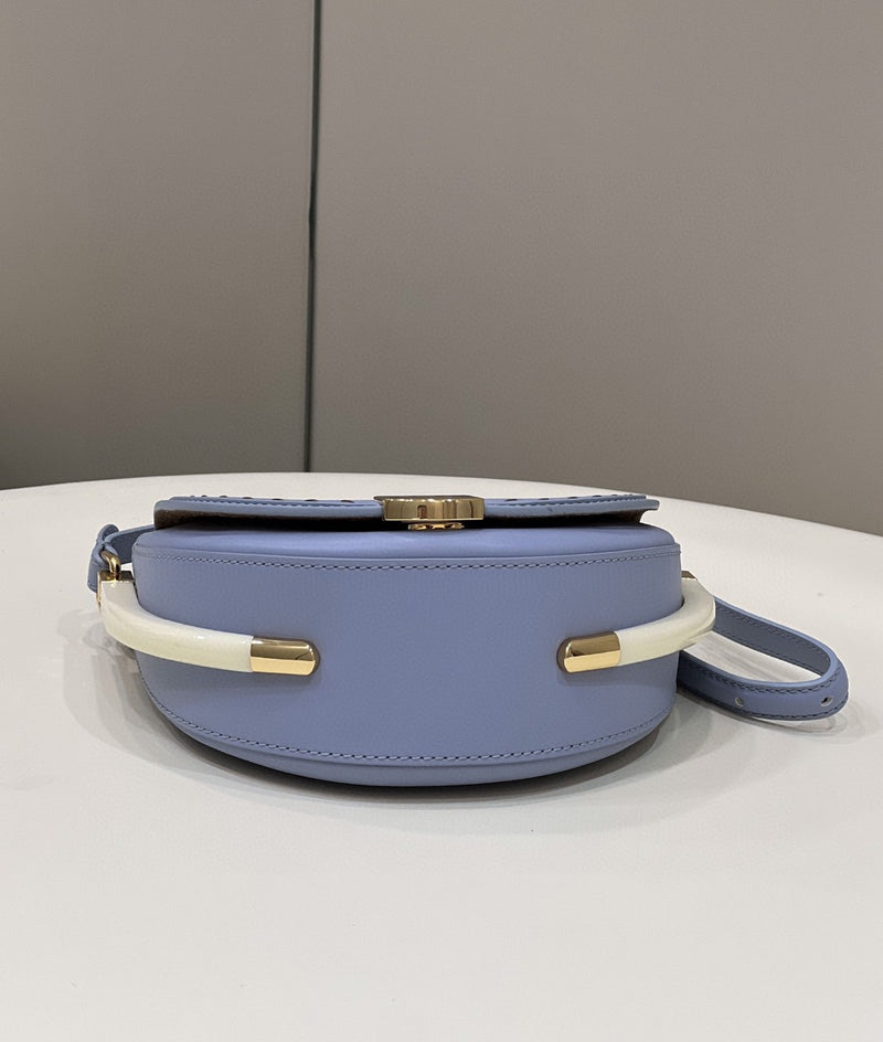 FI Moonlight Saddle Blue Bag For Woman 19cm/7.5in