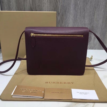 BB Small Vintage Check And Crossbody Bag Purple For Women, Bags 9in/24cm