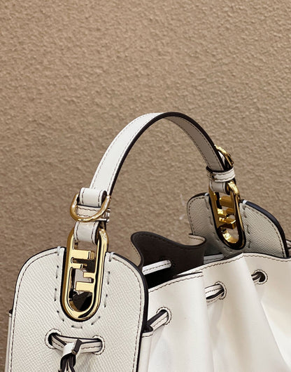 FI Pomodorino White Mini Bag For Woman 17cm/6.5in 8BS059AHWUF0VWM