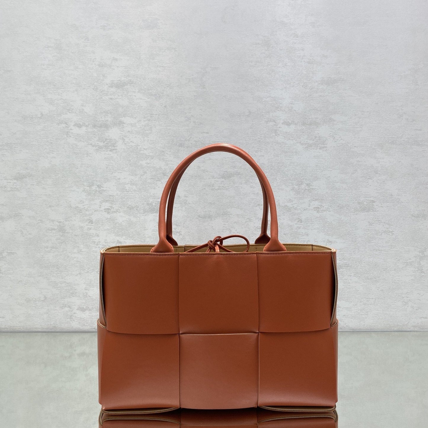 BV Small Arco Tote Bag Orange, For Women, Bags 14.2in/36cm