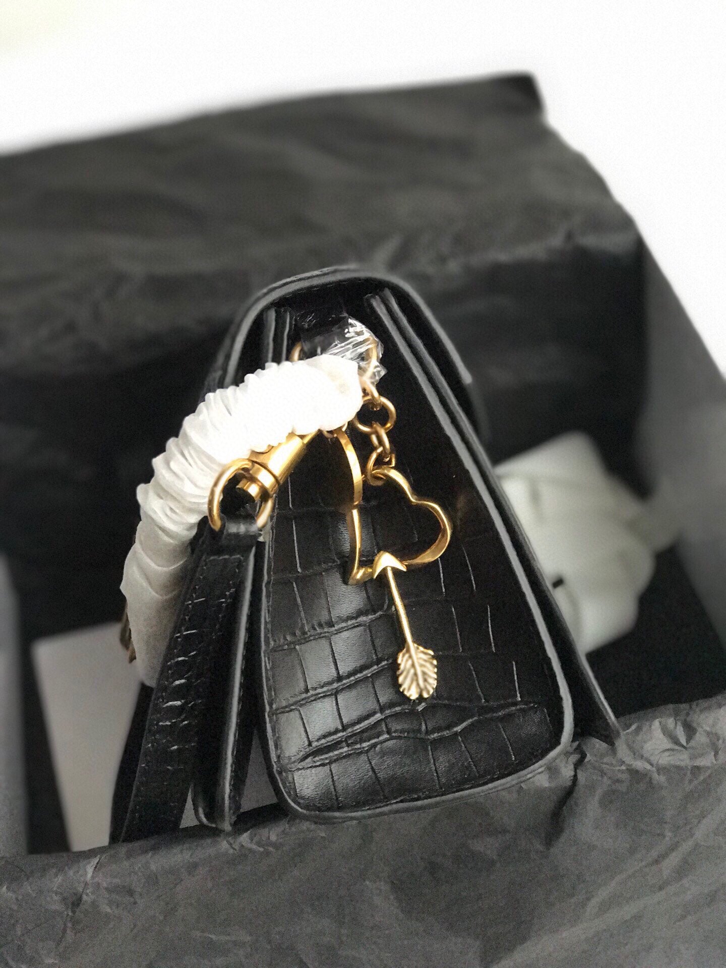 gv GV3 Bag Black For Women, Handbags, Shoulder Bags 11.4in/29cm GVC