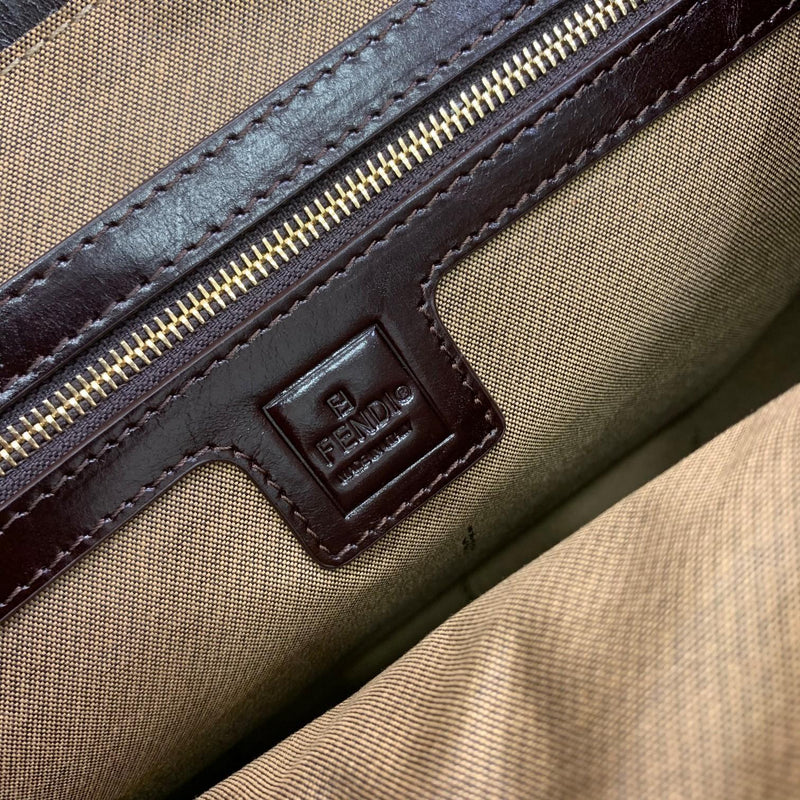 FI Medium Vintage Totebag Bag 13.8in/35cm Brown For Women FF