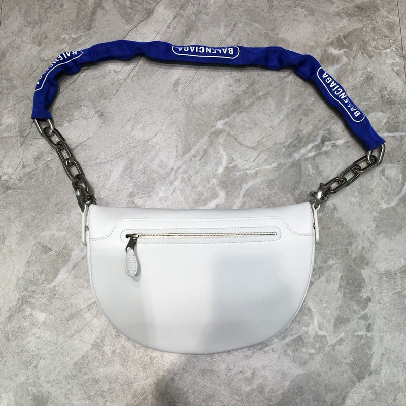 Balen Souvenir XXS Belt Bag In White, For Women,  Bags 11.8in/30cm