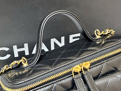 ChanelVanity Bag With Strap Black For Women, Women’s Bags 6.6in/17cm AP3017 B09208 94305