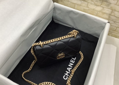 ChanelSpring And Summer 22C Black For Women, Women’s Bags 6.1in/15.5cm