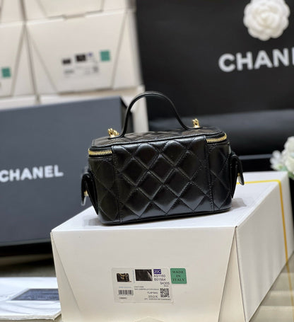 ChanelVanity Bag With Strap Black For Women, Women’s Bags 6.6in/17cm AP3017 B09208 94305
