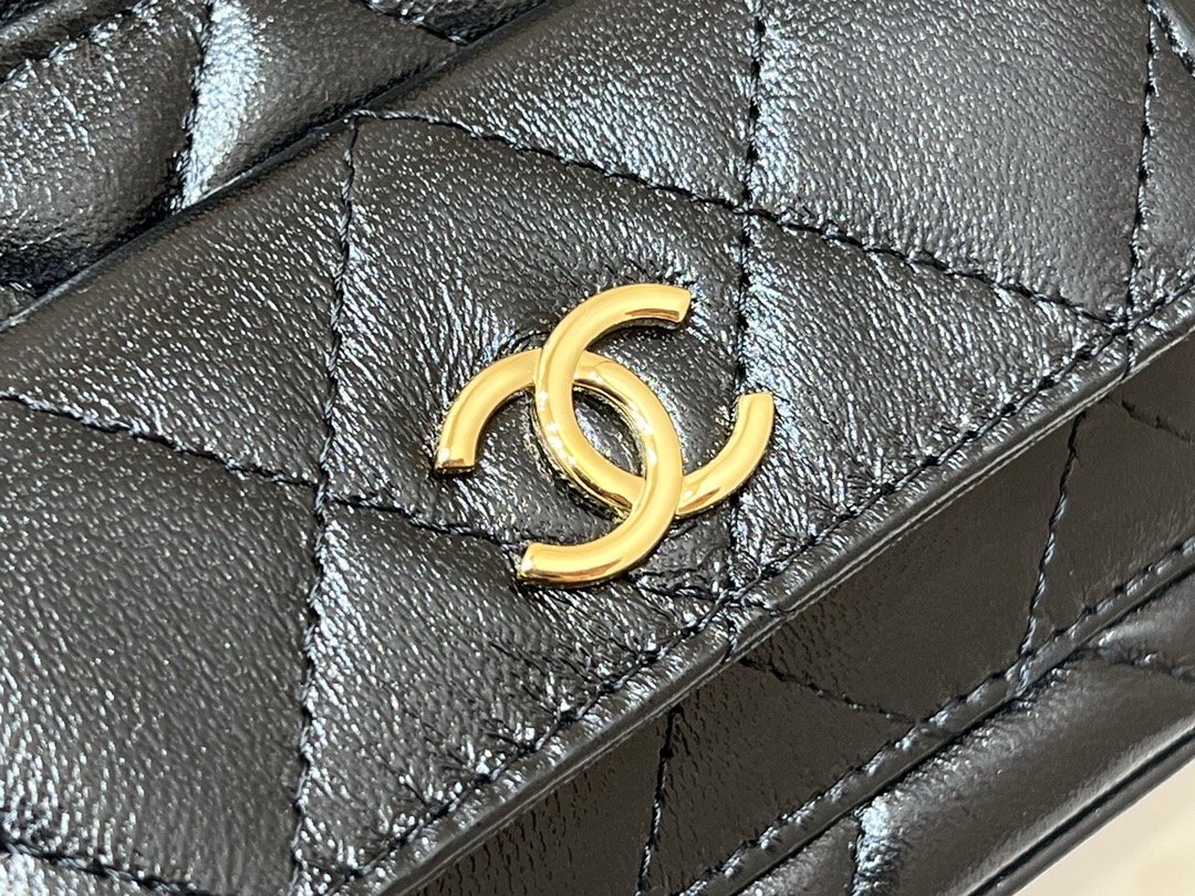ChanelVanity Bag With Strap Black For Women, Women’s Bags 6.6in/17cm AP3017 B09208 94305