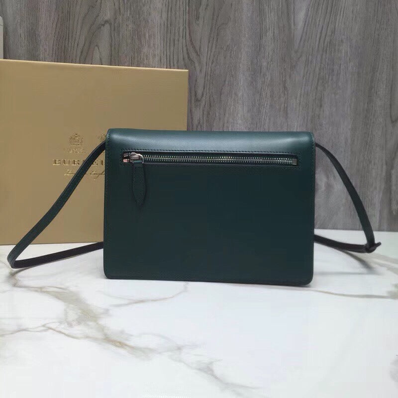 BB Small Macken Colorblock Crossbody Black/Green Bag For Women, Bags 9.5in/24cm