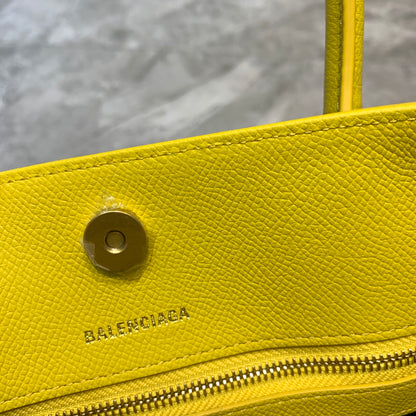 Balen Ville XXS Tote Bag In Yellow, For Women,  Bags 8.3in/21cm