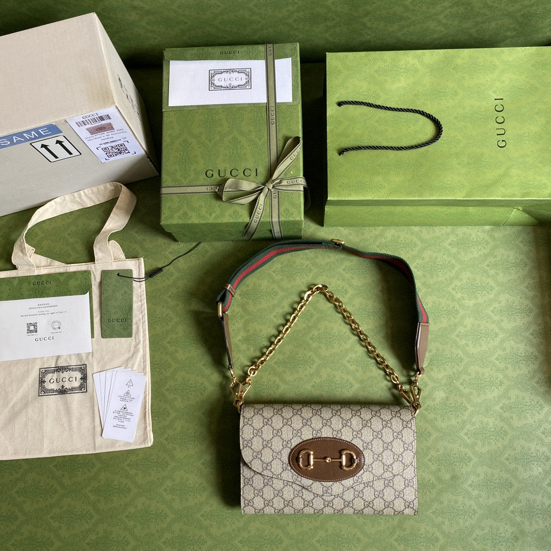 gg Horsebit 1955 Small Bag Beige For Women 10.2in/26cm gg