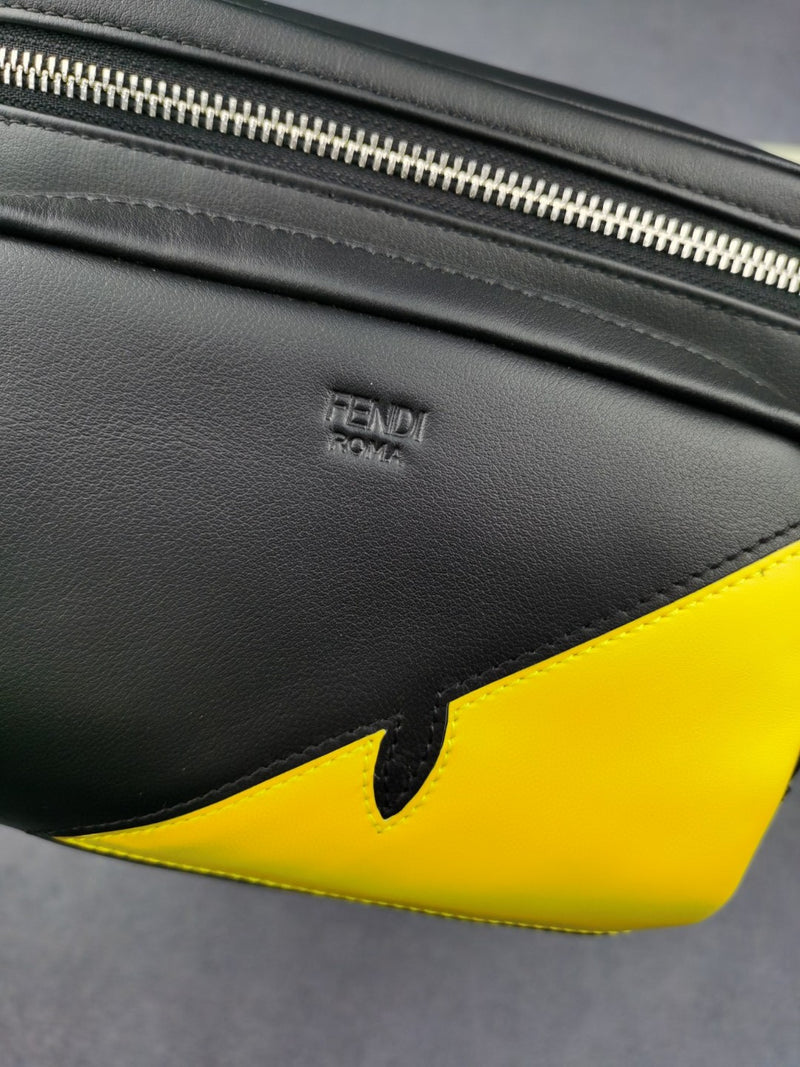 FI Little Monster Belt Bag Black/Yellow For Men, Men&