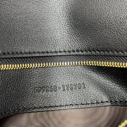 gg Blondie Shoulder Bag Black For Women, Women&#8217;s Bags 11in/28cm gg‎ 699268 UXX0G 1000