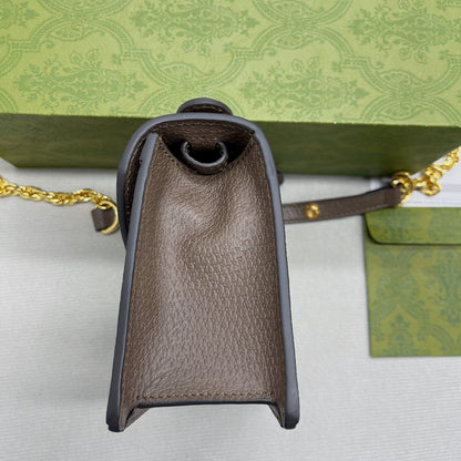 gg Ophidia gg Mini Shoulder Bag Beige For Women, Women&#8217;s Bags 6.9in/18cm gg 696180 96IWG 8745
