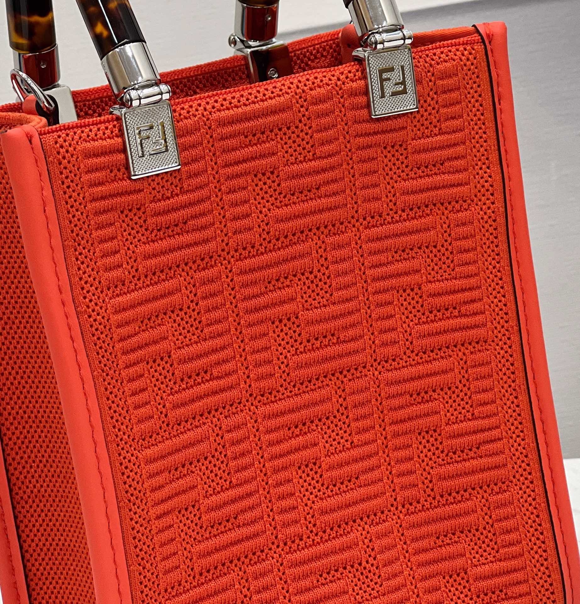 FI Mini Sunshine Shopper Red For Women, Women&#8217;s Handbags, Shoulder And CrossBody Bags 7.1in/18cm FF 8BS051