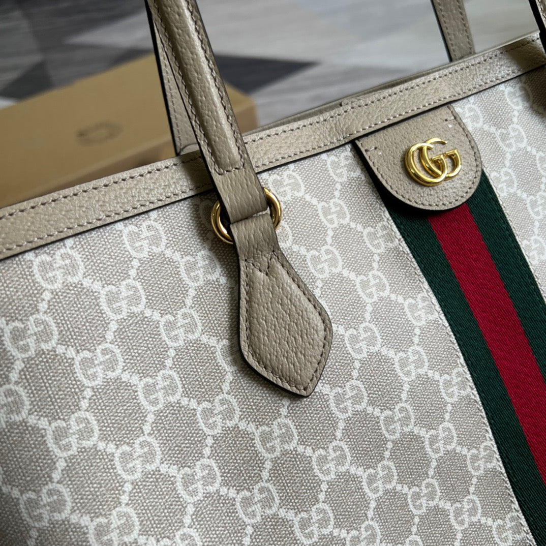 gg Ophidia Medium gg Tote Beige For Women, Women&#8217;s Bags 15in/38cm gg ‎631685 UULAG 9682