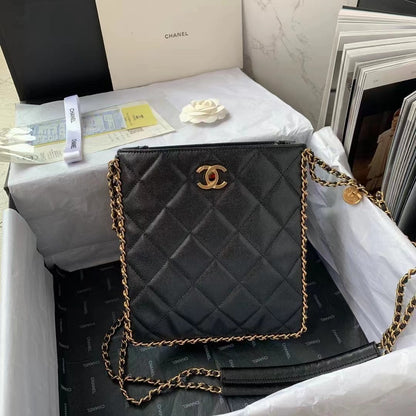 ChanelSmall Shopping Bag Black For Women, Women’s Bags 9.1in/23cm AS3470 B08850 94305