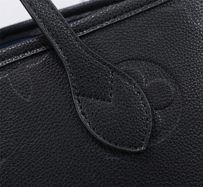 Louis Vuitton Neverfull MM Tote Bag Monogram Empreinte Black For Women, Women&#8217;s Handbags, Shoulder Bags 12.2in/31cm LV M45685