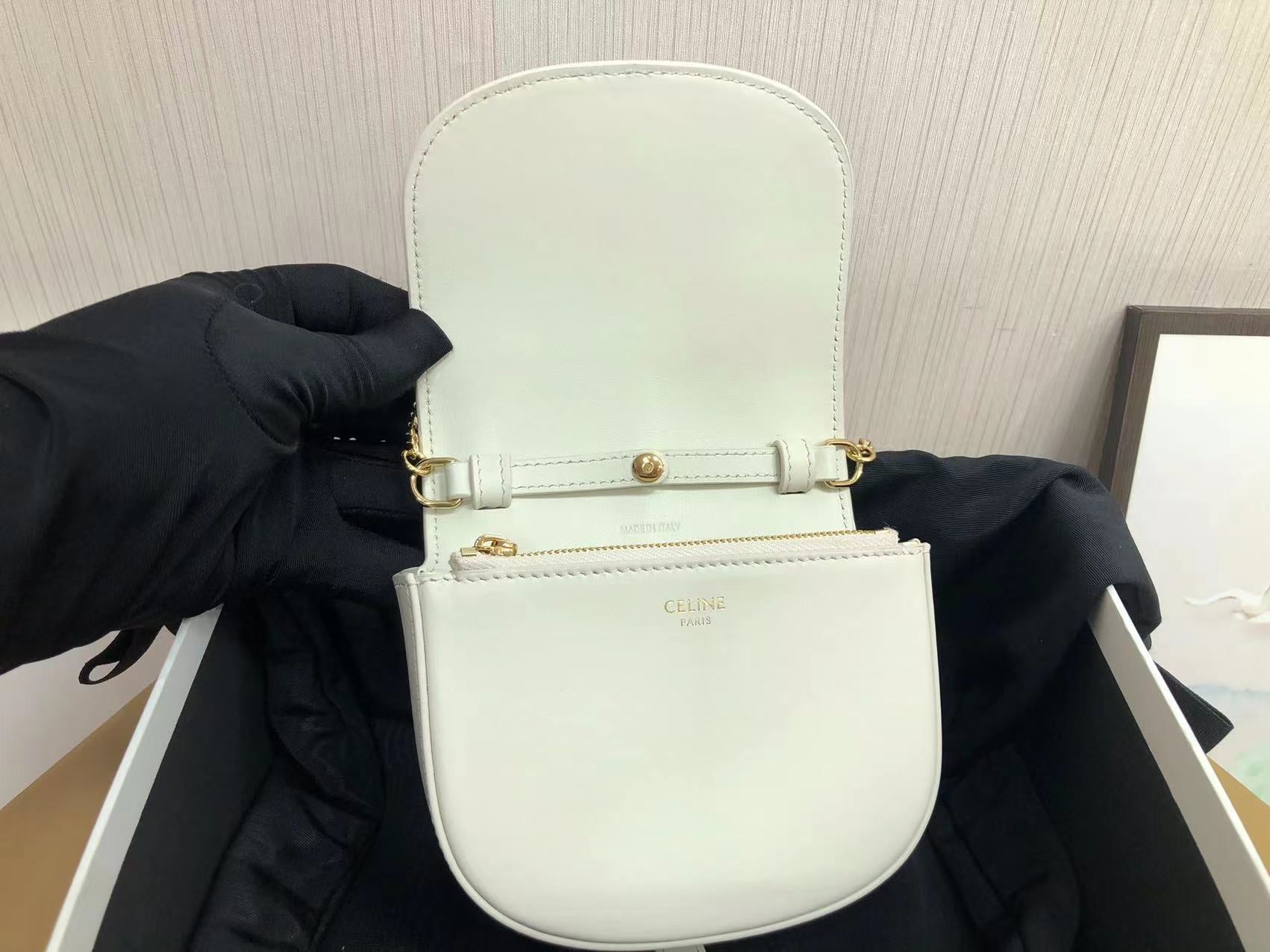 CE Small Bowling Bag White For Women 5.5in/14cm