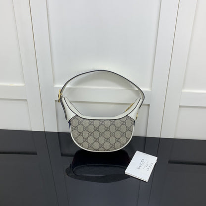 gg Ophidia gg Mini Bag Beige And Ebony gg Supreme Canvas For Women 7.9in/20cm gg 658551 96IWG 9794