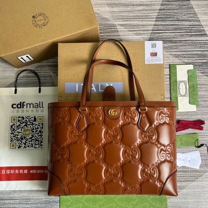 gg Medium Tote Red For Women, Women&#8217;s Bags 15in/38cm gg ‎‎631685 UM8IG 2546