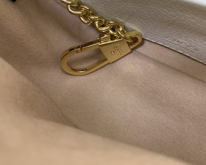 gg Ophidia gg Mini Bag Beige And Ebony gg Supreme Canvas For Women 7.9in/20cm gg 658551 96IWG 9794