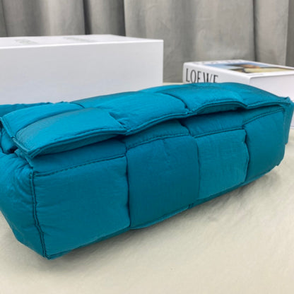 BV Padded Tech Cassette Bag For Women 11.8in/30cm In Blue 628951VBO814634