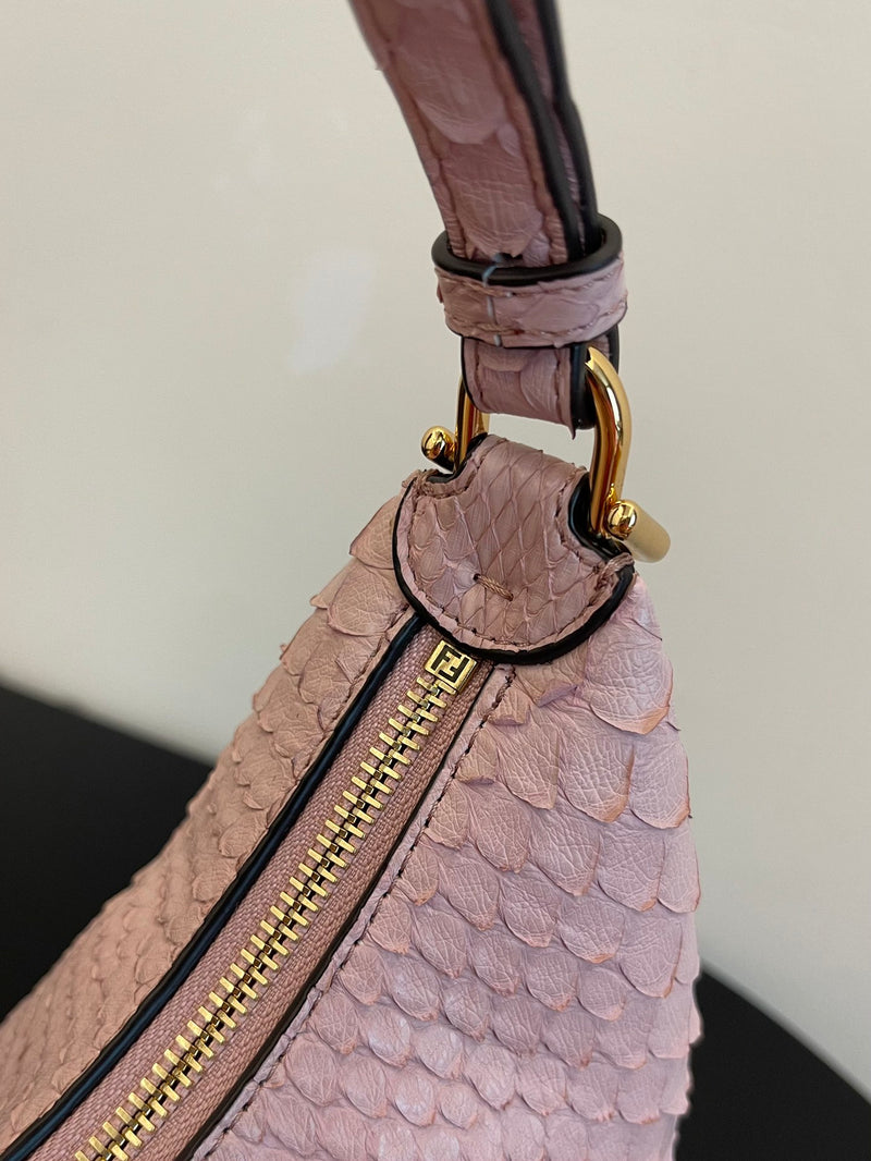 FI FIgraphy Pale pink Python Small Bag For Woman 29cm/11in 8BR798AHN2F1HKJ