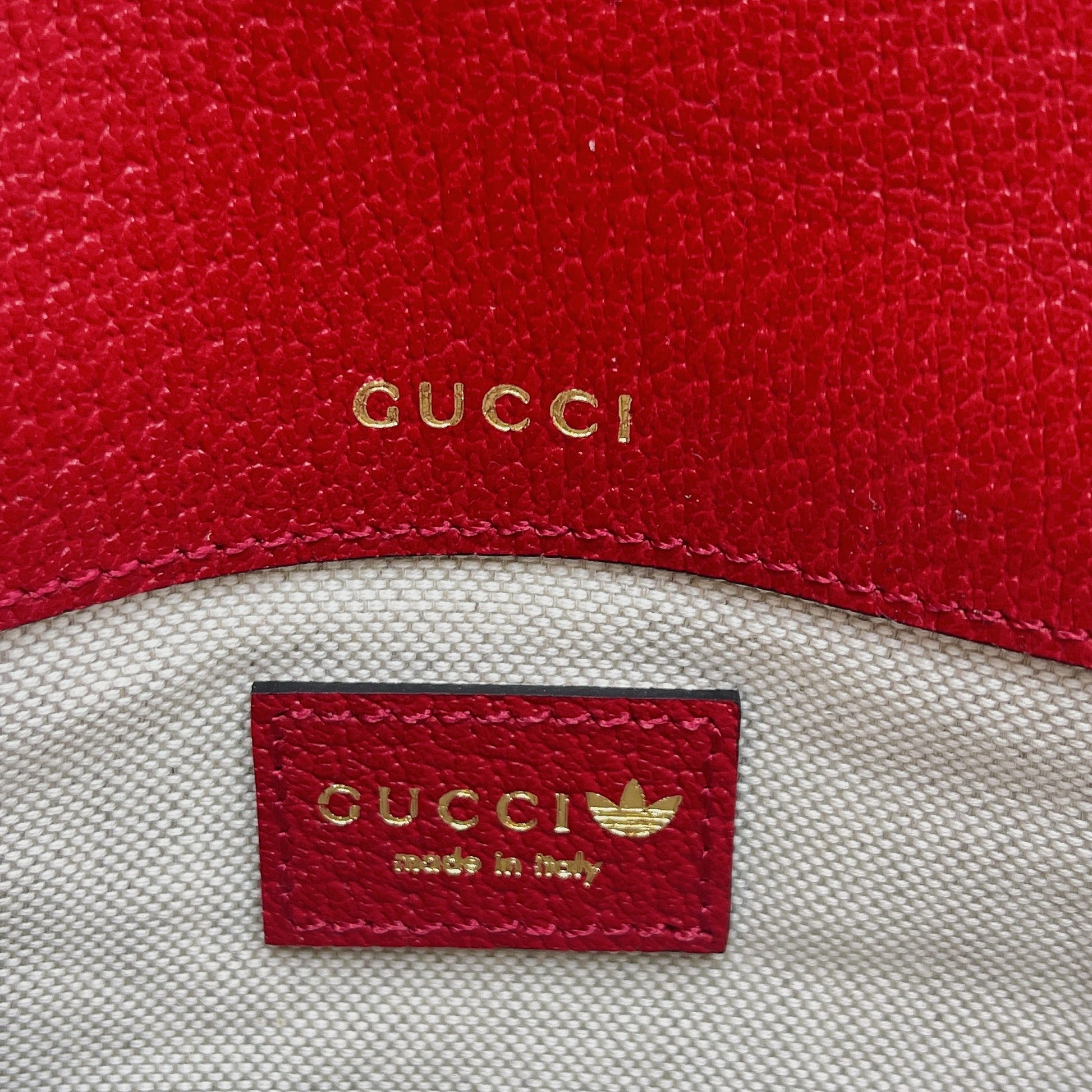 gg x Adidas Horsebit 1955 Mini Bag Red For Women, Women&#8217;s Bags 8.1in/21cm gg 658574 U3ZDG 6563