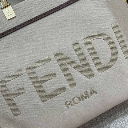 FI Tote Bag Grey For Women, Wonmen&#8217;s Bags 13.8in/35cm FF 8BH386ABVLF1BZC