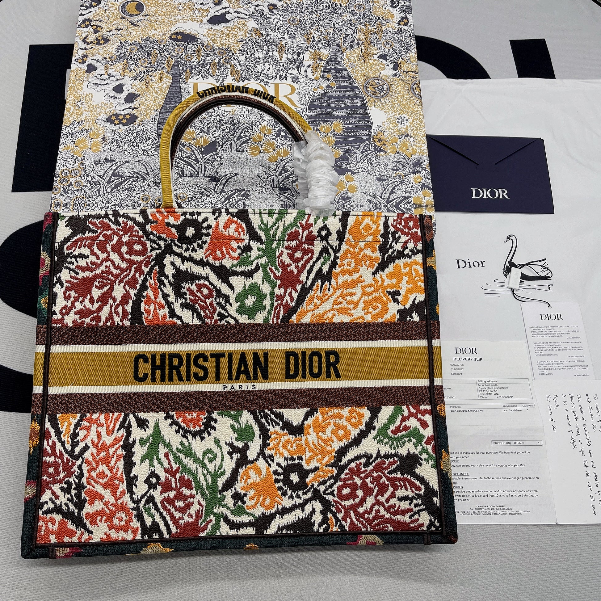 DI Large Book Tote Multicolor, For Women, Women’s Handbags 16.5in/42cm CD