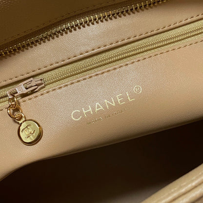 ChanelMedallion Tote Gold Hardware Caviar Yellow For Women, Women&#8217;s Handbags, Shoulder Bags 15.6in/32cm