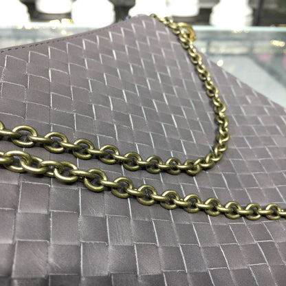 BV Chain Shoulder Bag Gray, For Women, Women’s Bags 9.6in/24.5cm