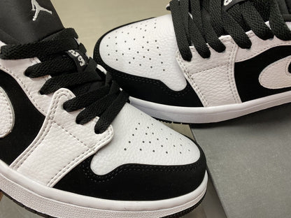  Nike Air Jordan 1 Low &#8216;White Black&#8217; For Men