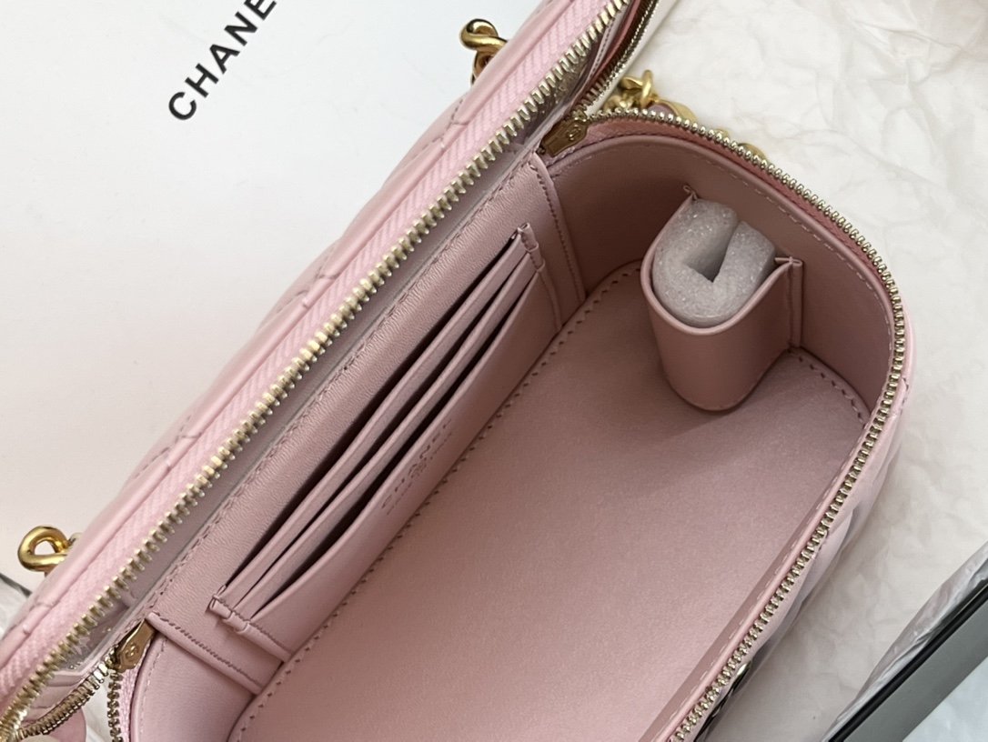 ChanelVanity With Chain Light PiNike For Women, Women’s Bags 6.2in/16cm