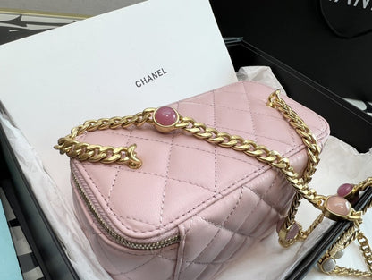 ChanelVanity With Chain Light PiNike For Women, Women’s Bags 6.2in/16cm