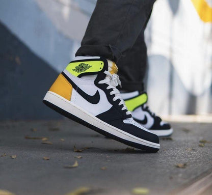Designer Air Jordan 1 Vlot Gold High Q ( Customs And Box ), Jordan 1 Sneakers Active