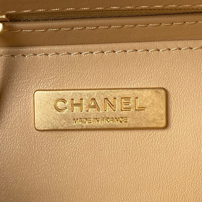 CHL MINI FLAP BAG WITH TOP HANDLE 15CM