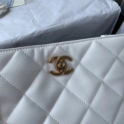 ChanelSmall Shopping Bag White For Women, Women’s Bags 9in/23cm