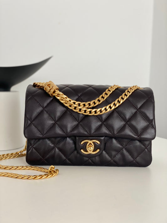 ChanelSmall Flap Bag Black For Women, Women’s Bags 8.7in/22cm