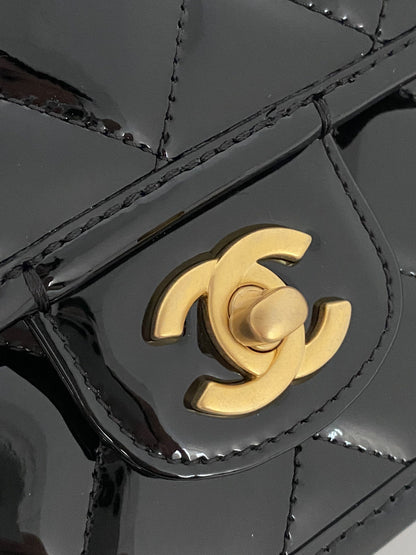 ChanelSmall Flap Bag With Top Handle Black For Women, Women’s Bags 8.1in/20.5cm AS3652 B09576 94305