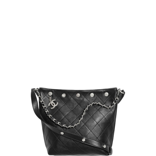 CHL LARGE BUCKET BAG BLACK 12.2IN/31CM