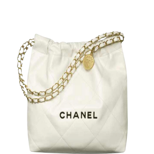 CHL 22 SMALL BAG WHITE 14.4 INCHES/ 37 CM