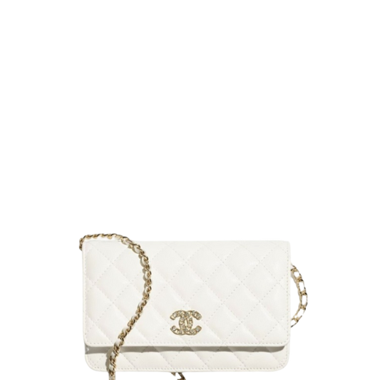 CHL WALLET ON CHAIN WHITE 7.6IN/19CM