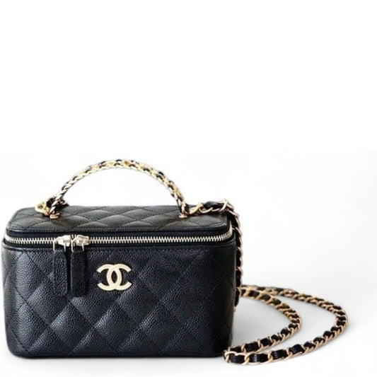 CHL SMALL VANITY CASE BLACK 6.7IN/17CM