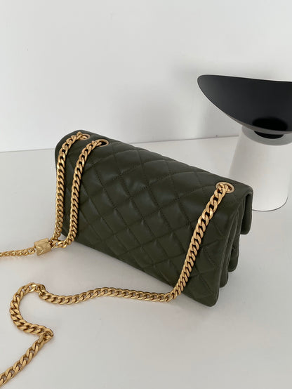 ChanelSmall Flap Bag Green For Women, Women’s Bags 8.7in/22cm