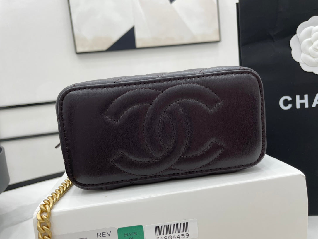 ChanelSmall Vanity Case Purple For Women, Women’s Bags 5.9in/15cm