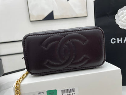 ChanelSmall Vanity Case Purple For Women, Women’s Bags 5.9in/15cm