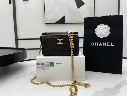 ChanelSmall Vanity Case Purple For Women, Women’s Bags 5.9in/15cm