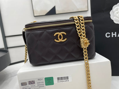 ChanelSmall Vanity Case Purple For Women, Women’s Bags 5.9in/15cm